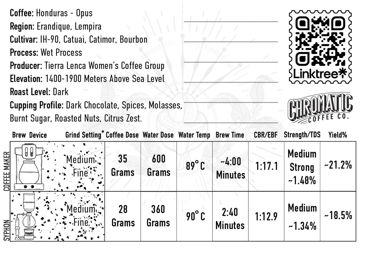 Opus Dark Roast-Chromatic Coffee-Opus Dark Roast-Chromatic Coffee-Opus Dark Roast-Chromatic Coffee-Opus Dark Roast-Chromatic Coffee-Opus Dark Roast-Chromatic Coffee-Opus Dark Roast-Chromatic Coffee-Opus Dark Roast-Chromatic Coffee-Opus Dark Roast-Chromatic Coffee-Opus Dark Roast-Chromatic Coffee-Opus Dark Roast-Chromatic Coffee-Opus Dark Roast-Chromatic Coffee-Opus Dark Roast-Chromatic Coffee-Opus Dark Roast-Chromatic Coffee-Brewing specifications and recipes for Opus coffee
