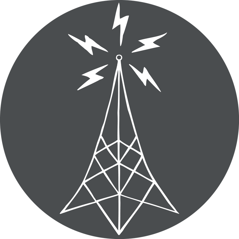 Chromatic Coffee grey "Electric Tower" Logo